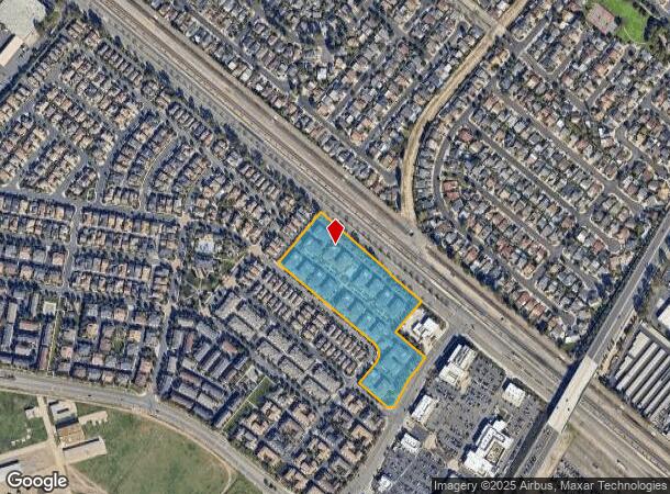  17318 Cambridge Way, Tustin, CA Parcel Map