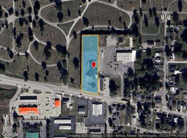  1110 W Main Cross St, Findlay, OH Parcel Map