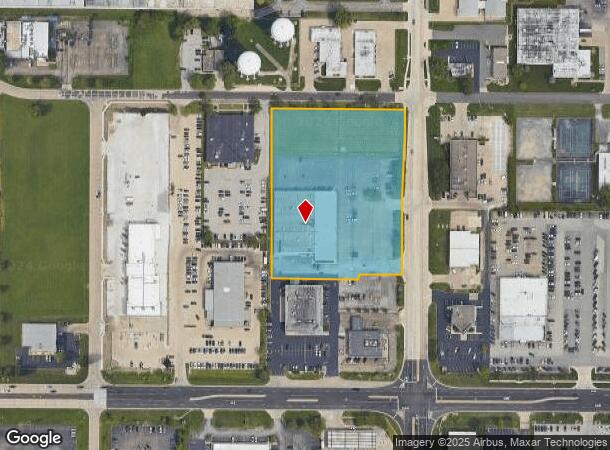  8001 N University St, Peoria, IL Parcel Map