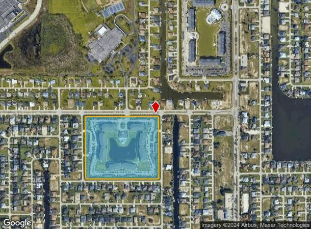  1730 Savona Point Cir, Cape Coral, FL Parcel Map