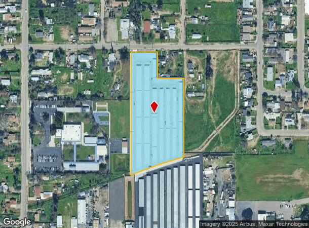  1827 W Dudley Ave, Fresno, CA Parcel Map