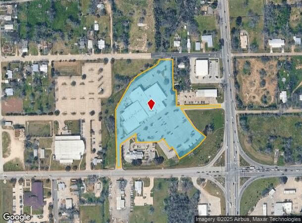  1600 Chestnut St, Bastrop, TX Parcel Map
