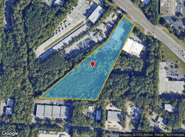  8629 Glenwood Ave, Raleigh, NC Parcel Map