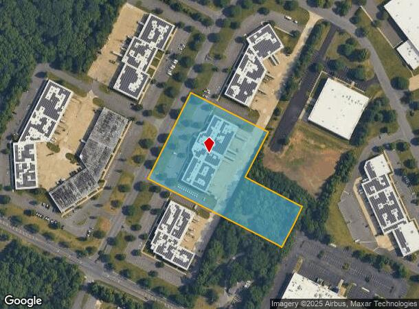 40 Twosome Dr, Moorestown, NJ Parcel Map