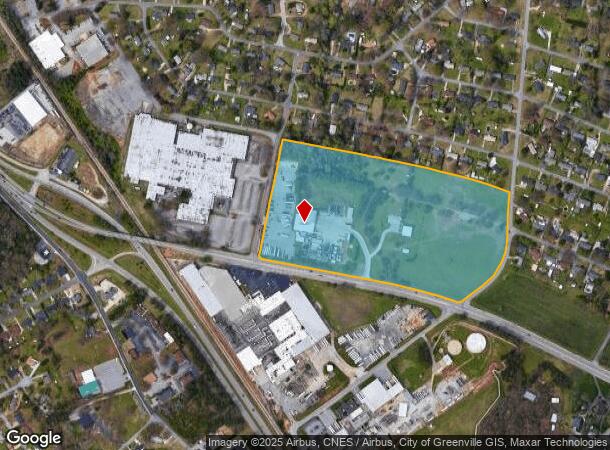  S Main St, Mauldin, SC Parcel Map