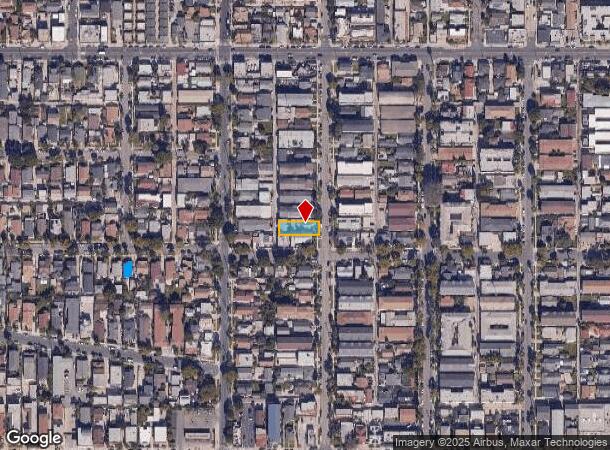  807 Gaviota Ave, Long Beach, CA Parcel Map