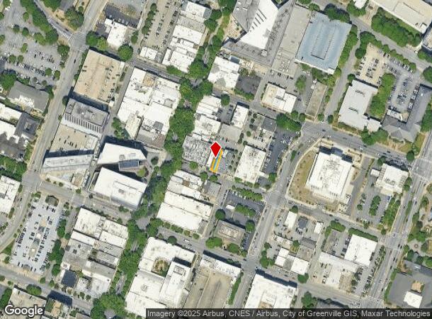  15 E Coffee St, Greenville, SC Parcel Map