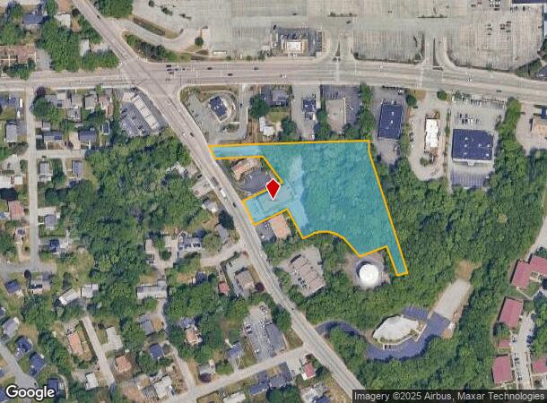 266 Mendon Rd, Woonsocket, RI Parcel Map