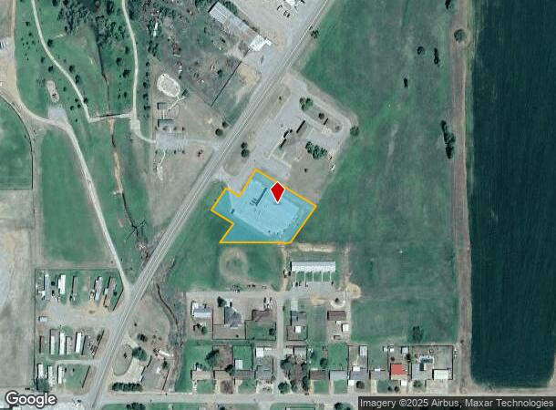 1105 N Broadway Ave, Hinton, OK Parcel Map