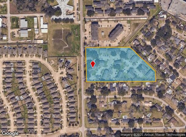  2701 Old Alvin Rd, Pearland, TX Parcel Map