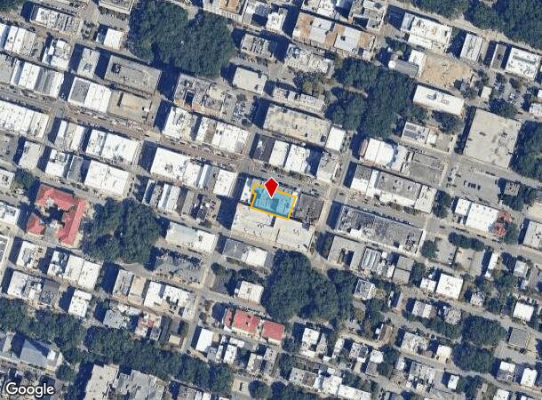  107 E Broughton St, Savannah, GA Parcel Map