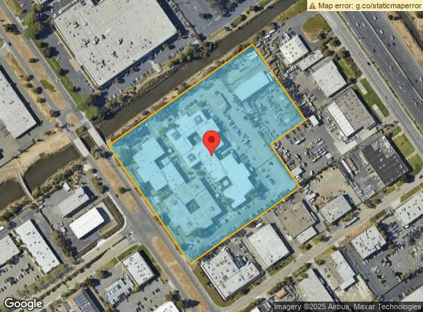  7700 Edgewater Dr, Oakland, CA Parcel Map