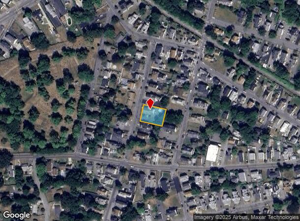  12 Clinton St, Taunton, MA Parcel Map