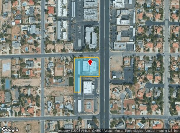 2727 S Rainbow Blvd, Las Vegas, NV Parcel Map