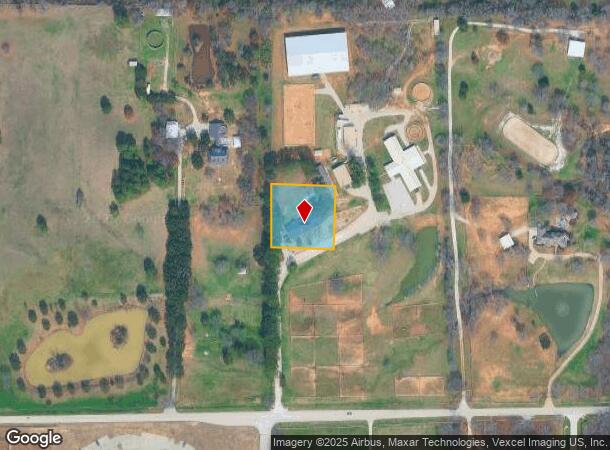 2201 E Hickory Hill Rd, Argyle, TX Parcel Map