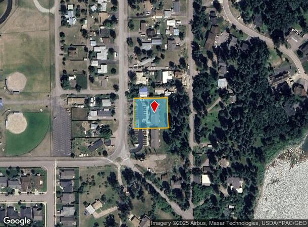 1605 4Th Ave W, Columbia Falls, MT Parcel Map