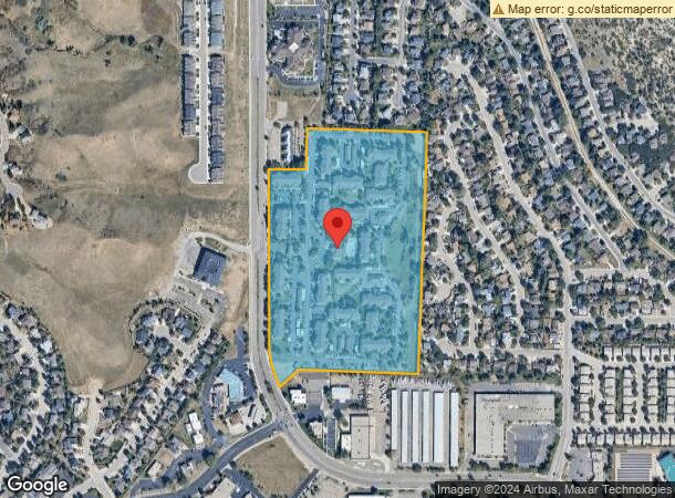  5225 Zachary Grv, Colorado Springs, CO Parcel Map