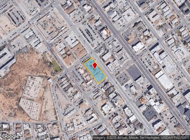  1401 N Oregon St, El Paso, TX Parcel Map