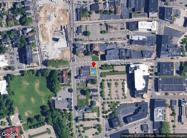  74 W Elm St, Brockton, MA Parcel Map