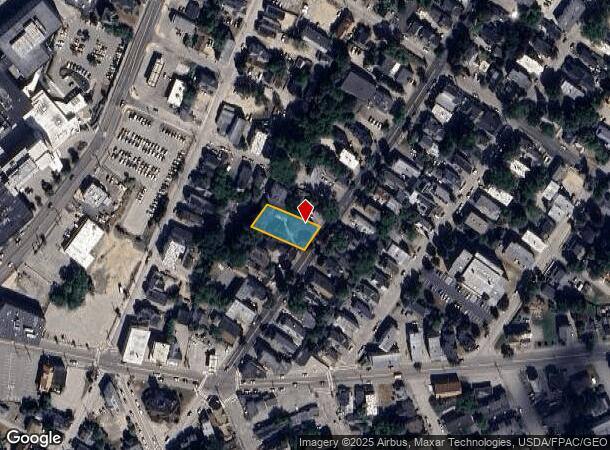  100 College St, Lewiston, ME Parcel Map