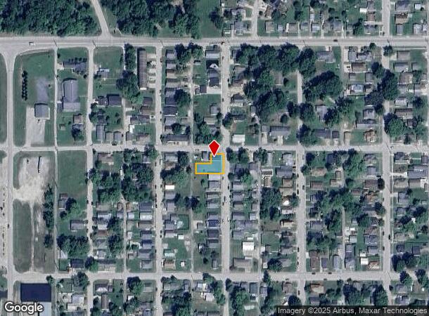  601 U St, Bedford, IN Parcel Map