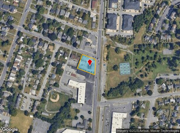  1297 N East St, Frederick, MD Parcel Map