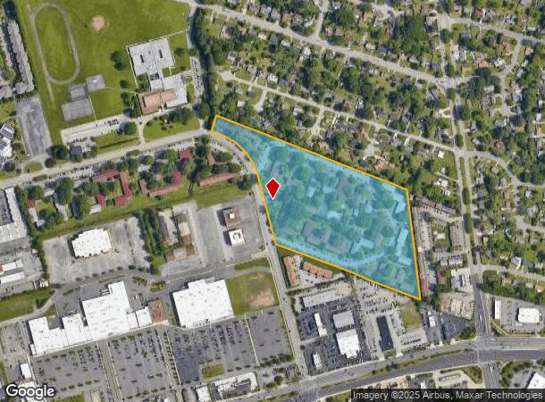 2018 Cunningham Dr, Hampton, VA Parcel Map