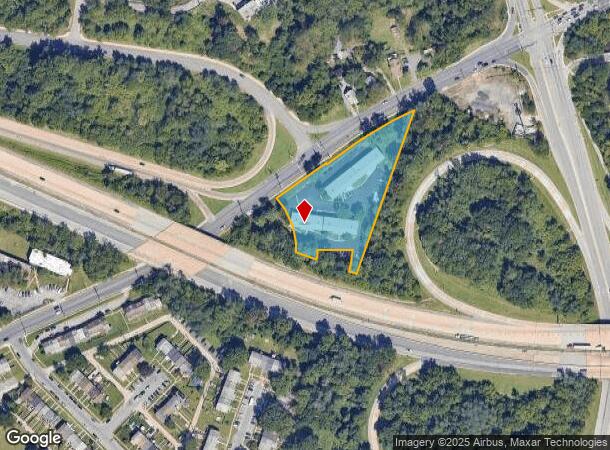  1625 Ingleside Ave, Gwynn Oak, MD Parcel Map