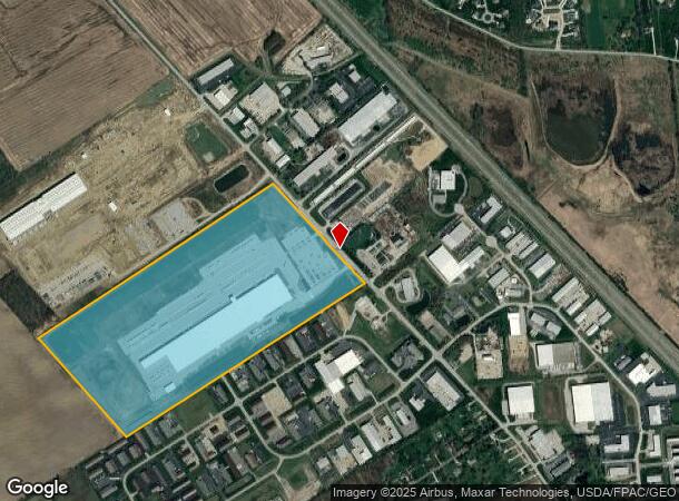  8285 Industrial Pkwy, Plain City, OH Parcel Map