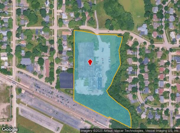 155 Wicks St, Grayslake, IL Parcel Map