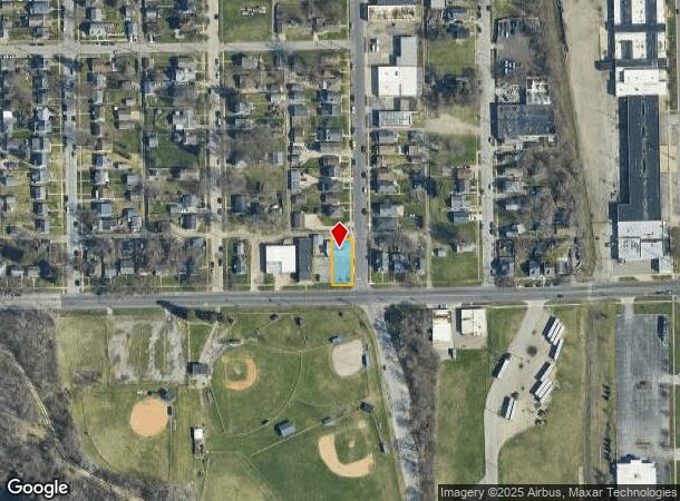  2227 Franklin St, South Bend, IN Parcel Map