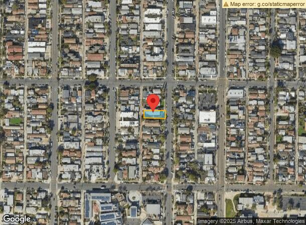  3570 43Rd St, San Diego, CA Parcel Map