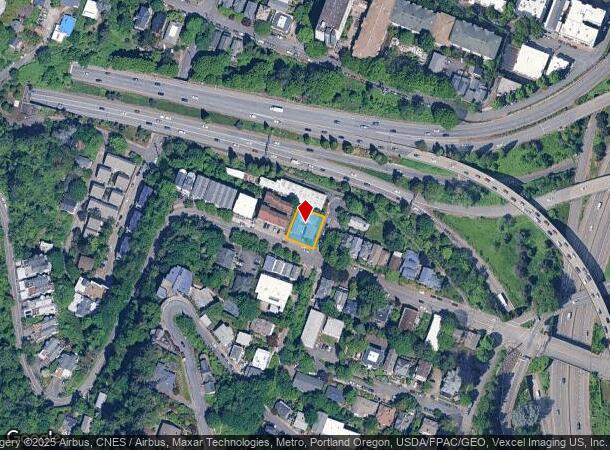 1607 Sw Montgomery St, Portland, OR Parcel Map