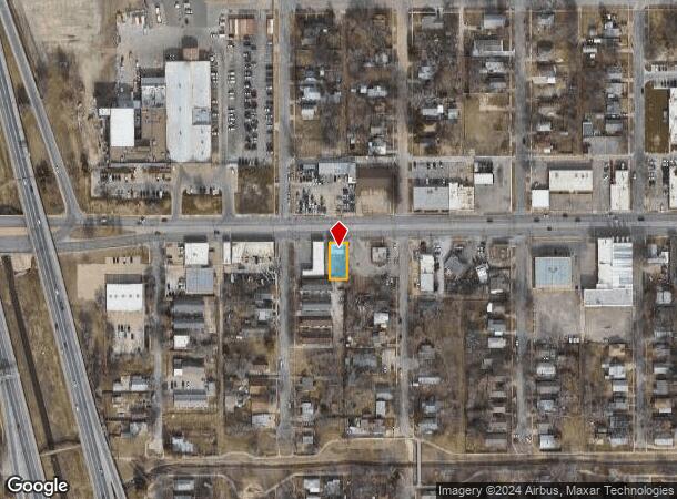  2015 1/2 E Central Ave, Wichita, KS Parcel Map