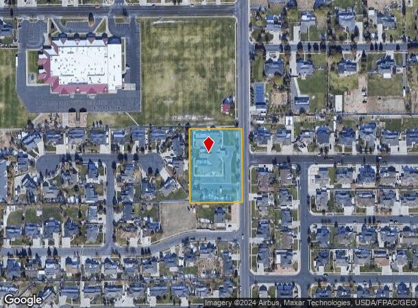  1424 S 1700 E, Spanish Fork, UT Parcel Map