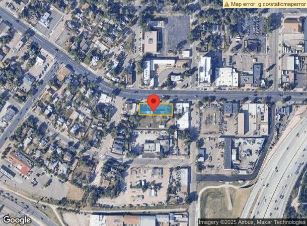  617 W Colorado Ave, Colorado Springs, CO Parcel Map