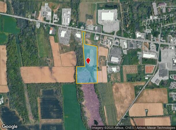 County Road 5 At State Route 5, Stanley, NY Parcel Map