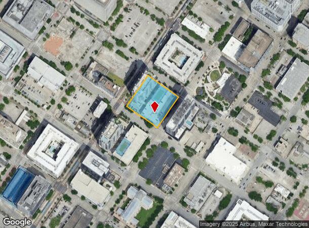  1625 Main St, Houston, TX Parcel Map
