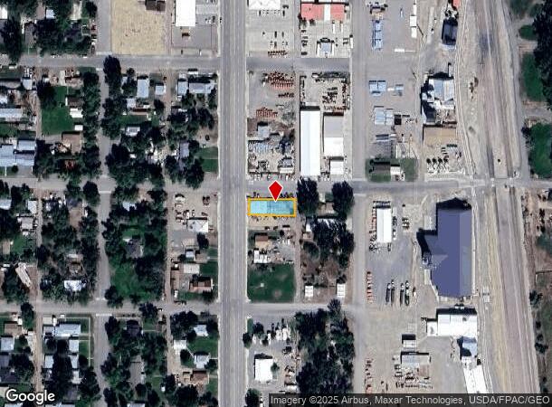 607 S 4Th St, Basin, WY Parcel Map