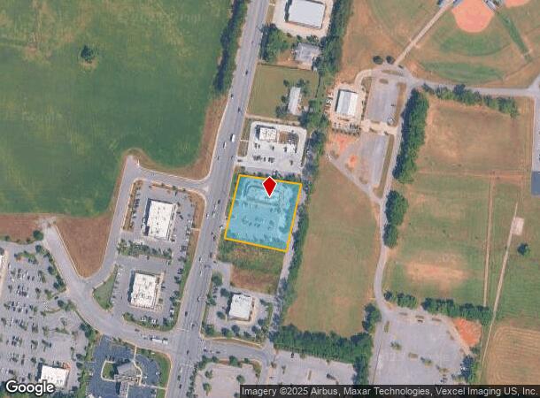  2116 Memorial Blvd, Murfreesboro, TN Parcel Map