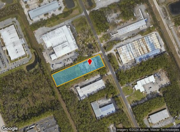  420 Fentress Blvd, Daytona Beach, FL Parcel Map