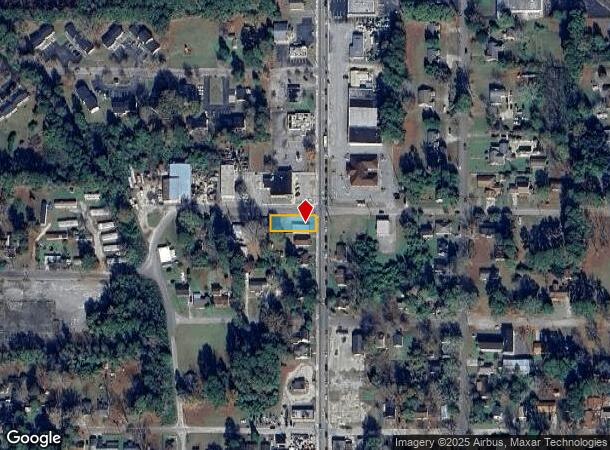  525 N Brown St, Chadbourn, NC Parcel Map
