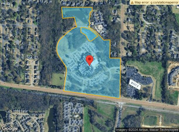  1500 W Poplar Ave, Collierville, TN Parcel Map