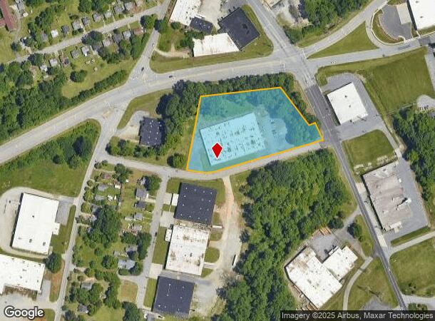 1100 Surrett Dr, High Point, NC Parcel Map
