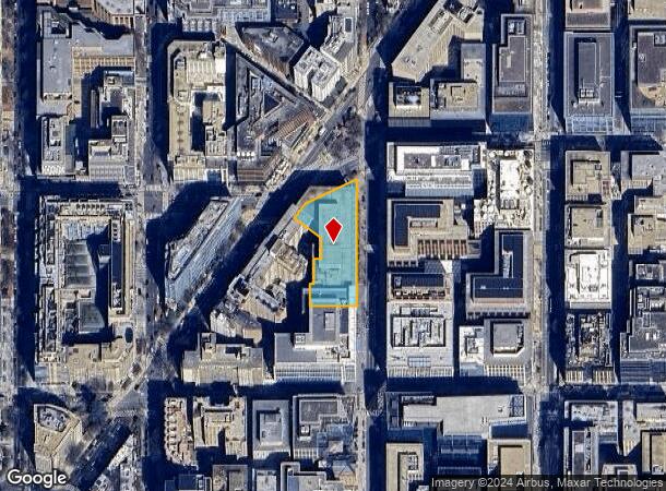  2100 M St Nw, Washington, DC Parcel Map