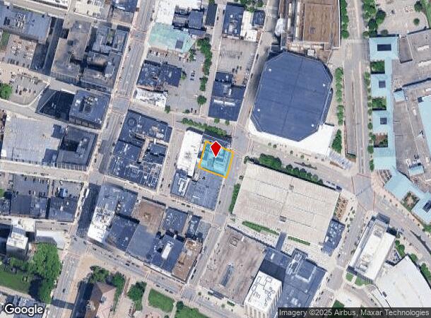  25 Foster St, Worcester, MA Parcel Map