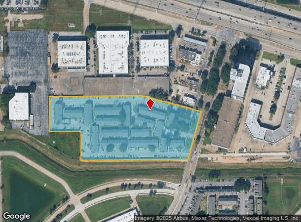 16303 Imperial Valley Dr, Houston, TX Parcel Map
