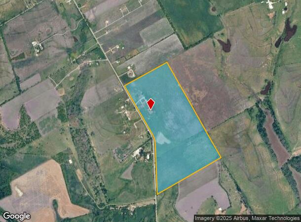  7168 Ensign Rd, Ennis, TX Parcel Map