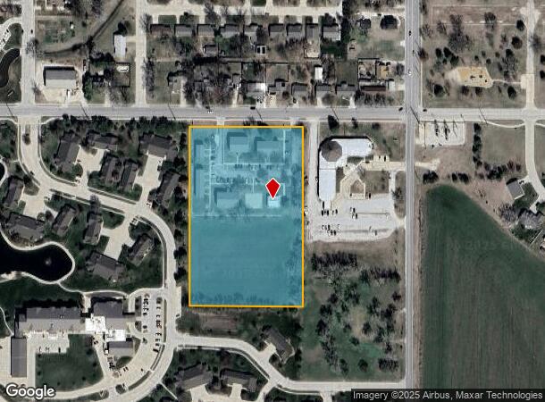 225 E Hickory St, Hesston, KS Parcel Map