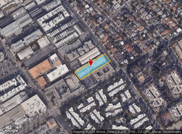  4235 Redwood Ave, Los Angeles, CA Parcel Map